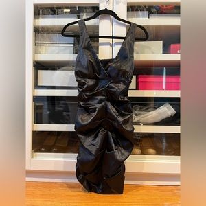 Simple semi formal black dress